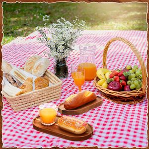 Wooden oval plate, Japanese style solid wood <b>tray</b>, <b>tea</b> <b>tray</b>, acacia wood dessert plate, coffee simple wooden plate - Product Image 1