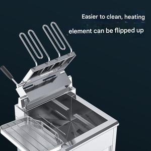 Friteuse électrique commerciale grande capacité 20L, double cuve verticale, friteuse intelligente pour poulet - Product Image 6