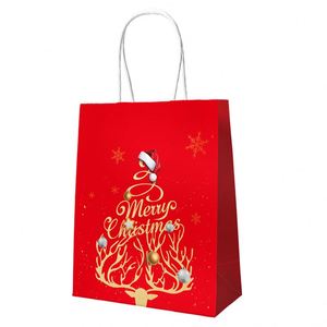 Wholesale Unique Christmas <b>Pattern</b> Design Kraft <b>Paper</b> Bags for Retail and Holiday Gift Bags - Product Image 6
