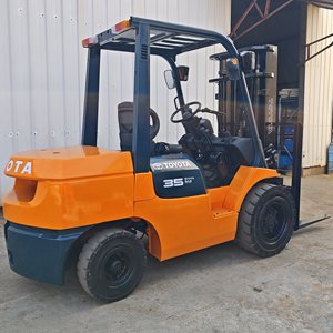 Chariot élévateur diesel Toyota d'occasion 3,5 tonnes avec moteur, bon prix, à vendre, origine Japon, poids 4500 kg, inspection vidéo et rapport fournis - Product Image 3