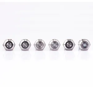 Push Button Switch Series 16mm Illuminated Stainless Steel Latching Push Button Switches With Symbol