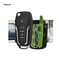 XNFO01EN 4-Button Smart Key for Cars Supporting VVDI Tools Xhorse Fob Programmer Keyless Entry-Mobile Locksmith Replacement