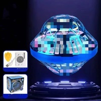 Ballon volant à induction magique UFO en plastique, jouet de technologie, fidget spinner, jouet intelligent à rotation lumineuse, jouet de suspension pour les doigts