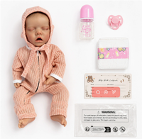 Poupée Reborn de 22 pouces (55 cm), corps en tissu doux, vinyle réaliste, poupée bébé de simulation, jouet pour enfants et cadeau de collection