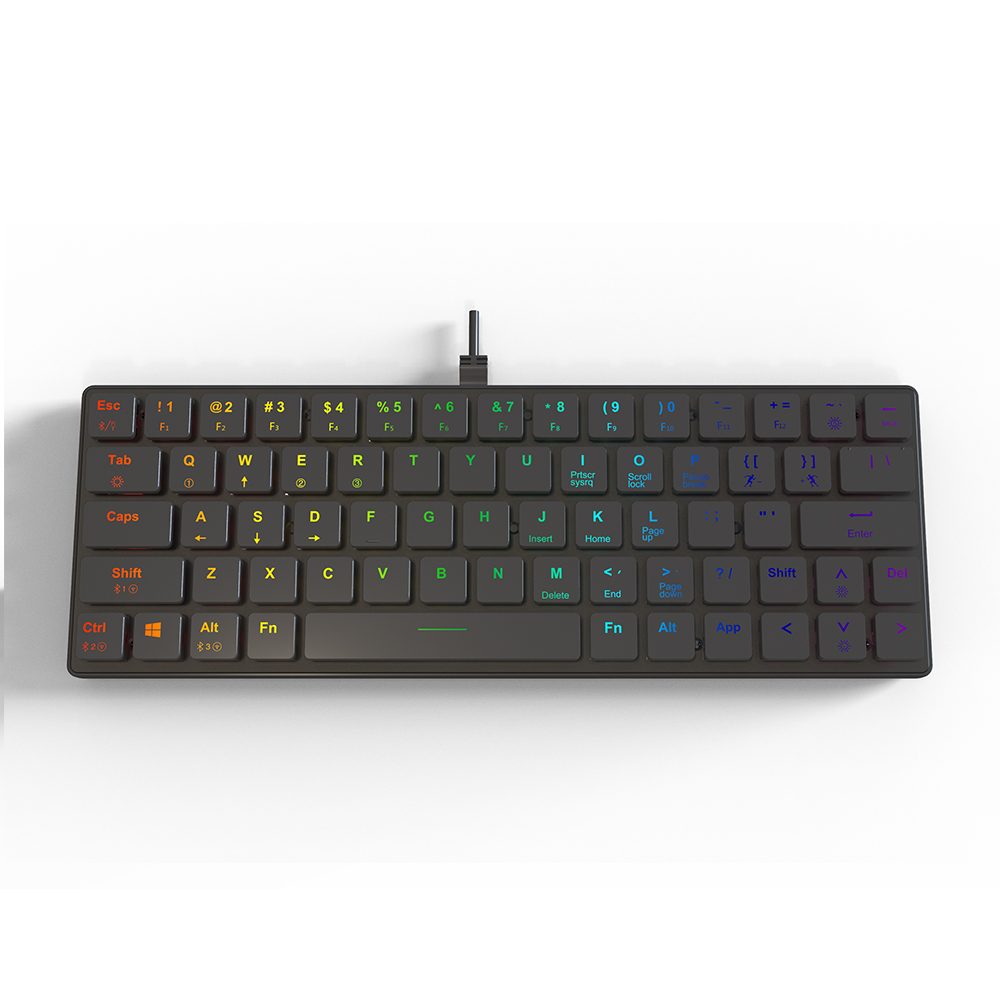 Teclado mecánico inalámbrico Rgb para teléfono, teclado OEM ODM, K8839