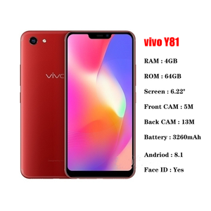 Smartphone <span class=keywords><strong>Vivo</strong></span> Y81 4+64GB 6.22 Pollici Usato all'Ingrosso in Vendita a Basso Costo - Product Image 2