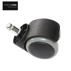 <span class=keywords><strong>Vente</strong></span> en gros Meilleures ventes Chaise de bureau à tige annulaire de 2 pouces Roulette en nylon de nivellement à bord gris - Product Image 6