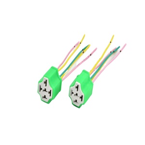 Araba H1 <span class=keywords><strong>H4</strong></span> H7 H11 HB3 HB4 far seramik ampul tutucu uzatma otomotiv teli halojen adaptör soketi lamba konektörü - Product Image 3