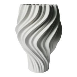Vaso in Ceramica 3D con Design a Onde Intrecciate, Decorazione per Soggiorno, Vaso per Fiori, Arredamento Casa - Product Image 2