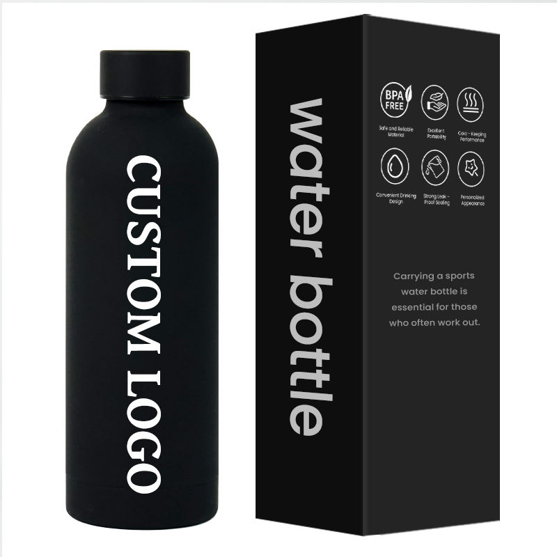 Custom Logo 500ml Stainless Steel Vacuum Insulated Wide Mouth Sports ...