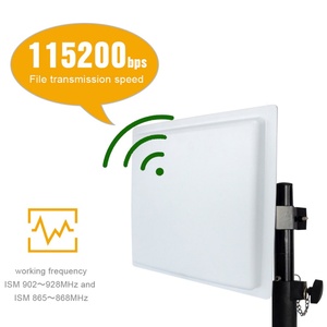 Lector/Escritor RFID UHF Integrado de Largo Alcance, Antena de 12dbi, Distancia de Lectura de 15m, Material ABS, Estacionamiento Pasivo para Automóviles, Frecuencia de 13.56MHz - Product Image 1