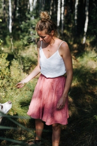 Canotta Estiva Casual in Ramie e Cotone con Spalline Sottili Senza Maniche per Ragazze - Product Image 2