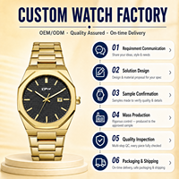 Montres personnalisées OEM pour hommes, personnalisation du logo, fabricant Orologio Uomo, montre de luxe étanche pour hommes