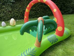 Personnalise la <span class=keywords><strong>piscine</strong></span> gonflable pour enfants Dino <span class=keywords><strong>Planet</strong></span> Play Center Kiddie <span class=keywords><strong>Pool</strong></span> with Water Slide for Backyard Garden - Product Image 4