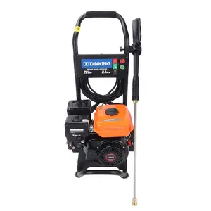 Dinking 3000Psi 212Cc Washer Mobile Cold Water Washer Gasoline High Pressure Washer For Ship And Boat