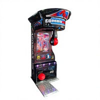 Machine d'arcade de boxe et de kick à détection de mouvement en acier inoxydable, machine d'entraînement au punch, version à monnayeur pour centre de jeux anglais, version cadeau