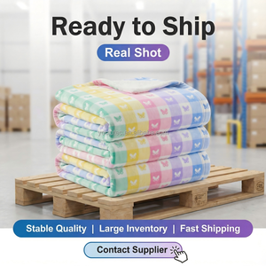 <span class=keywords><strong>Plaid</strong></span> en flanelle 130x150cm à carreaux <span class=keywords><strong>pastel</strong></span> papillon quatre saisons voyage en avion décoration intérieure emballé sous vide sac OPP doux et chaud - Product Image 4