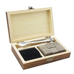 Bar Accessoires Stéatite Matériau Pierre De Glace Cube Pierres de Whisky Coffrets Réfrigérés Pour Les Amateurs de Bière - Product Image 1