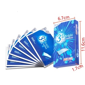 Strumenti di sbiancamento dentale etichetta privata 28 pezzi 14 sacchetti Non perossido denti bagnati strisce sbiancanti - Product Image 5