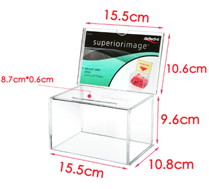 Acrylic bán buôn đồng xu và Tặng hộp với khóa và dấu hiệu chủ - Product Image 2