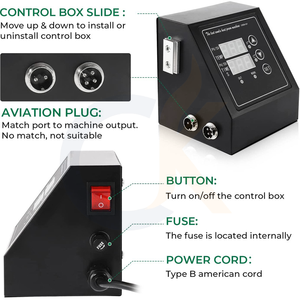 Caja de Control de Prensa de Calor, Panel Digital de Repuesto, Accesorio para Máquina, Controlador de Temperatura de 1400W, 110V - Product Image 5