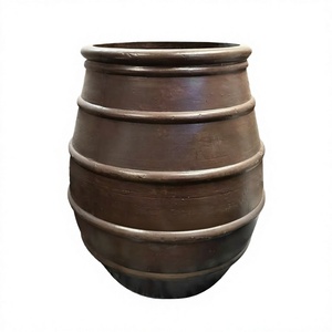 Jardinière Moderne GRC Durable et Écologique, Grande, Design Cinq Anneaux, pour Extérieur, Maison, Patio, Jardin, Pots de Fleurs, Aménagement Paysager - Product Image 1