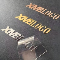 Etiqueta Adhesiva Personalizada con Transferencia UV DTF, Logotipo Comercial, Vinilo Metálico Dorado Resistente al Agua, Embalaje con Certificación ISO 9001