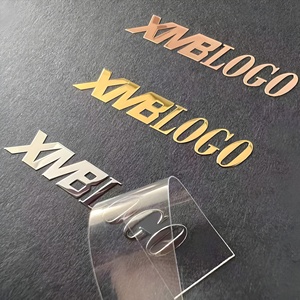 Etiqueta Adhesiva Personalizada con <span class=keywords><strong>Transferencia</strong></span> UV DTF, Logotipo Comercial, Vinilo Metálico Dorado Resistente al Agua, Embalaje con Certificación ISO 9001 - Product Image 4