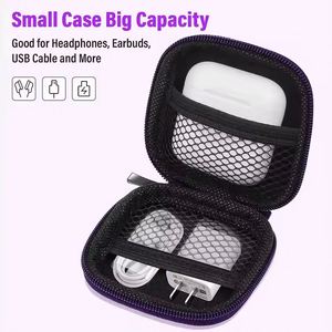 Étui pour écouteurs EVA, étui carré pour écouteurs EVA, mini étui pour écouteurs EVA, pochette pour écouteurs EVA - Product Image 2