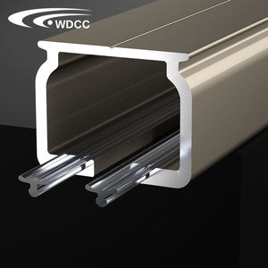 High Quality Heavy Duty Square Thick <b>Aluminum</b> Alloy <b>Curtain</b> <b>Track</b> Rail Curved <b>Curtain</b> <b>Track</b> - Product Image 2