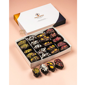 Cajas <span class=keywords><strong>de</strong></span> Cartón <span class=keywords><strong>de</strong></span> Lujo Islámicas Saudíes para Dulces, Cajas <span class=keywords><strong>de</strong></span> Papel para Dátiles <span class=keywords><strong>de</strong></span> Ramadán, Caja <span class=keywords><strong>de</strong></span> <span class=keywords><strong>Regalo</strong></span> Dorada para Dátiles con Chocolate, Embalaje <span class=keywords><strong>de</strong></span> Dubái - Product Image 2