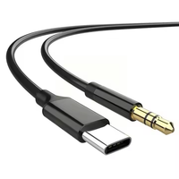 Typ C 3,5mm Audio-Aux-Kabel USB-C 3,5mm Adapter Splitter 1m Stereo-Verlängerung Auto-Aux-Kabel für Computer