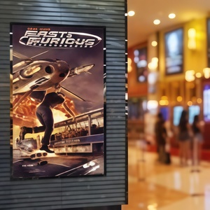 Large Format Rectangle Hanging Fabric Smart Decorative Outdoor Waterproof LED Aluminum <b>Frame</b> High Quality Lenticular <b>Poster</b> - Product Image 6