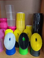 Personalización posible plástico sin BPA tapas de botellas de agua de 5 galones tapas de botellas de 5 galones tapas de plástico para latas de aerosol