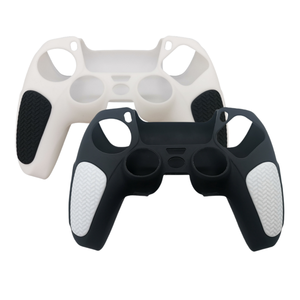 Funda protectora de silicona gruesa antideslizante de dos tonos para controlador <span class=keywords><strong>PS5</strong></span> Dualsense <span class=keywords><strong>Compatible</strong></span> con estación de carga - Product Image 1