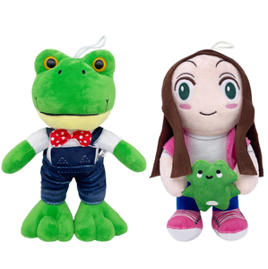 Grenouille drôle Famille Bébé En Peluche Jouet Éducation Enfants Jouets Grenouille Verte Animal En Peluche - Product Image 1