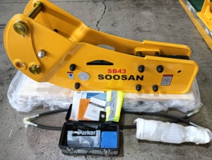 Soosan เบรกเกอร์ไฮดรอลิกหลายกล้วย SB43ตัวผลิตภัณฑ์หลัก1หน่วยมีการรับประกันมาตรฐานหนึ่งปี - Product Image 5