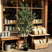 Hochwertige Innendekoration Dekorativer Künstlicher Olivenbaum Gefälschte Bonsai-Pflanzen Wohnaccessoires Hochzeits- und Partydekoration