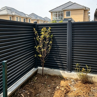 Clôture à persiennes en aluminium robuste, durable, antirouille et étanche, pour piscine et jardin avant, fabrication sur mesure en usine, faible MOQ