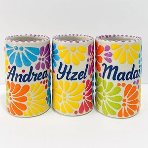 Vasos de <span class=keywords><strong>Tequila</strong></span> y <span class=keywords><strong>Mezcal</strong></span> de Cerámica Mexicana Talavera para Amantes del <span class=keywords><strong>Tequila</strong></span> - Product Image 4