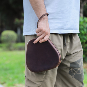 Sac <span class=keywords><strong>de</strong></span> protection anti-rayures <span class=keywords><strong>de</strong></span> haute qualité, étui rétro en cuir <span class=keywords><strong>de</strong></span> vache pour <span class=keywords><strong>Airpods</strong></span> Max boîte <span class=keywords><strong>de</strong></span> <span class=keywords><strong>rangement</strong></span> - Product Image 4