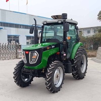 Tracteur agricole multifonctionnel 85 CV avec certification CE, moteur 60 CV, 70 CV, 80 CV, boîte de vitesses hydraulique, prix 1500