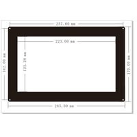 Waveshare 10,1 Zoll TFT Mehrfarbiges Grafik-LCD mit Kapazitivem Touchscreen und Eigenständigem Touch-Controller 1024x600