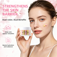Usine de cosmétiques OEM en marque blanche 50g MOOYAM Crème hydratante double couleur en capsule Sakura