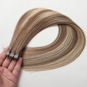 Cao cấp nguyên liệu lớp biểu bì phù hợp Trinh vô hình băng trong phần mở rộng tóc 100 con người tự nhiên Nga tóc balayage Trung Quốc venders - Product Image 3