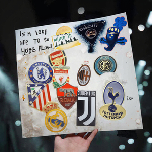 OFFERTA SPECIALE Distintivo in Metallo Dipinto per Tifosi del Calcio, Squadra Roma Brasile, Regalo per Appassionati - Product Image 3