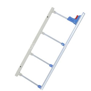 Barandilla de Cama de Hospital Xuhaode, Aleación de Aluminio, Altura Ajustable, Plegable, Sin Necesidad de Perforación, Plateada, 120 cm o Menos - Product Image 5