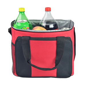 Borsa Termica per Pranzo Personalizzabile con Logo, Resistente e Riutilizzabile, Lussuosa Borsa Frigo Isolata Rosa - Product Image 1