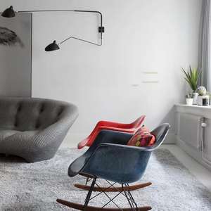 Applique a Braccio Orientabile Stile Mid-Century Moderno in Metallo Alluminio Ottone LED Produzione Diretta OEM ODM <span class=keywords><strong>Lampada</strong></span> <span class=keywords><strong>da</strong></span> <span class=keywords><strong>Parete</strong></span> Plug-in Serge Mouille - Product Image 3