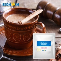 Poudre de boisson au chai polyvalente et facilement soluble avec du thé noir authentique et des épices mélangées pour une préparation rapide